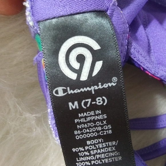 Champion Purple Swimsuit Bikini Top - Picture 3 of 3